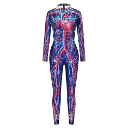 Human Circulatory System Anatomy Jumpsuit