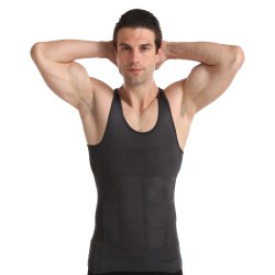 Mens Body Shaper Slimming Shirt