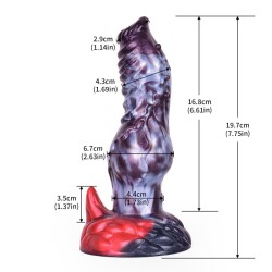 Alien Beast Night Elf 7.7" Dildo - J