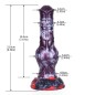 Alien Beast Night Elf 8.5" Dildo - F