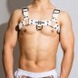 DM Buckle Leather Chest Harness