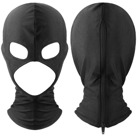 Zipper 3 Holes Full Face Mask - Big Mouth