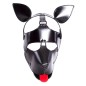 Vegan Leather Padded Dog Mask