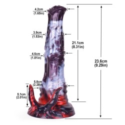 Alien Beast Night Elf 9.3" Dildo - A