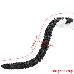 Barbed 31.5 inch PVC Butt Plug