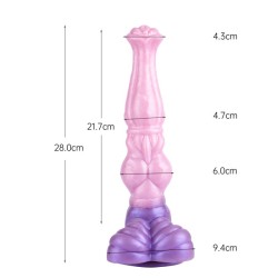 Knotted Horse Dildo Silicone Comfortable Fake Penis