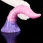 Large Fantasy Silicone Beaded Tongue Dildo