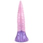 Large Fantasy Silicone Beaded Tongue Dildo