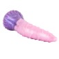 Large Fantasy Silicone Beaded Tongue Dildo