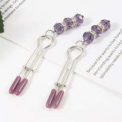 Tweezer with Beads Nipple Clamps