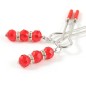 Tweezer with Beads Nipple Clamps