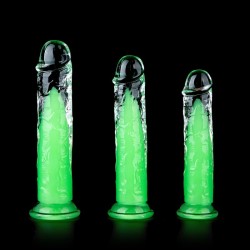 Jelly Dildo With Colors Core - No Ball