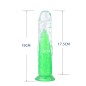 Jelly Dildo With Colors Core - No Ball