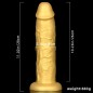 Gold Stim Dicker Dildo