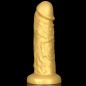 Liquid Silicone Eggless Dildo -Golden