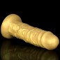 Liquid Silicone Eggless Dildo -Golden