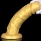 Liquid Silicone Eggless Dildo -Golden