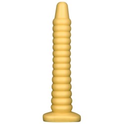 Golden Big Worm Anal Beads