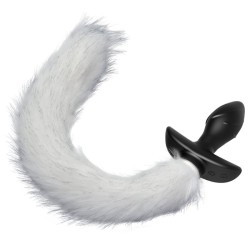 Vibrating Fox Tail Plug Vibrator