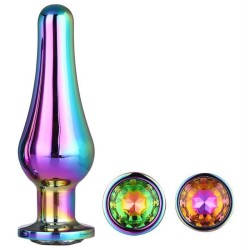 Gleaming Butt Plug Rainbow