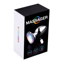 APP Smart Light Up Rainbow LED  Anal Plug