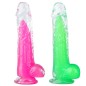 Jelly Dildo With Mutiple Colors Core