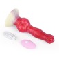 Dog Knot Werewolf Silicone Vibration Dildo