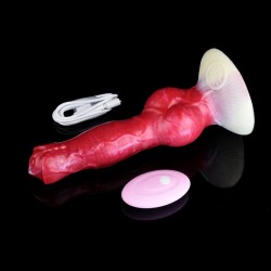 Dog Knot Werewolf Silicone Vibration Dildo