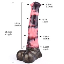 Simulated Animal Dildo 10.6 IN - L