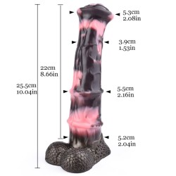 Simulated Animal Dildo 10 IN - F