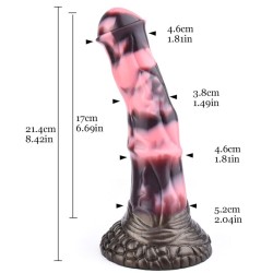 Simulated Animal Dildo 8.4 IN - E