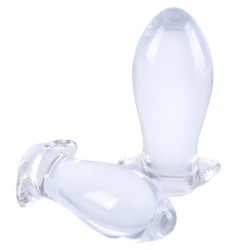 Dragon Egg Transparent PVC Butt Plug