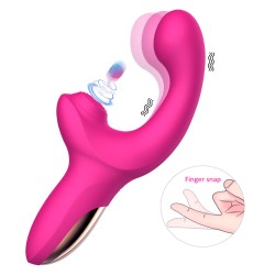 Sucking Vibrator with Flap Head