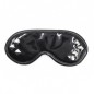 Red Wet Look Studded Eye Mask Blindfold