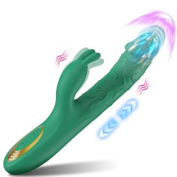 Thrust Dildo Glans Rabbit Vibrator