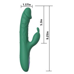 Thrust Dildo Glans Rabbit Vibrator