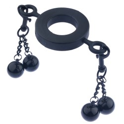 Metallic Testicle Stretcher Weights - 4 Balls