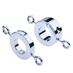 Metallic Testicle Stretcher Weights - 4 Balls