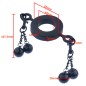 Metallic Testicle Stretcher Weights - 4 Balls