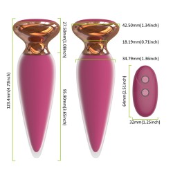 APP and Remote Control Vibrating Anal Plug