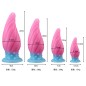 Luminous Spiral Cone Silicone Butt Plug