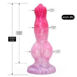 Peachy Colorful Realistic Dildo