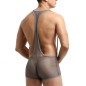 Hot Selling Pure Mesh Boxers Bodysuit