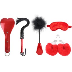 Patent Leather BDSM Kit - 5 pcs