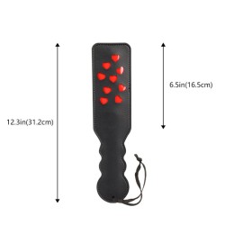 Spanking Paddle with Red Heart Shape