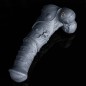 Skeleton 11.8 inch Silicone Realistic Dick