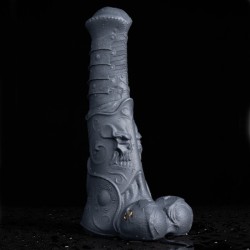 Skeleton 11.8 inch Silicone Realistic Dick