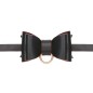 Bow-Knot Choker Punk Hauling Chain PU Leather Collar