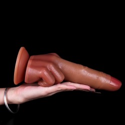 Middle Finger Silicone Dildo