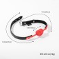 Breathable Silicone Heart-Shape Ball Gag